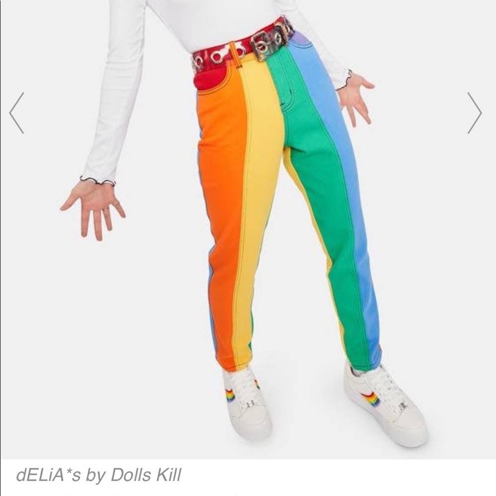 Rainbow pants